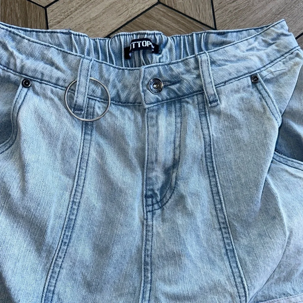 Hot Topic Light Blue Women's Cargo Jeans Size S - Picture 7 of 11